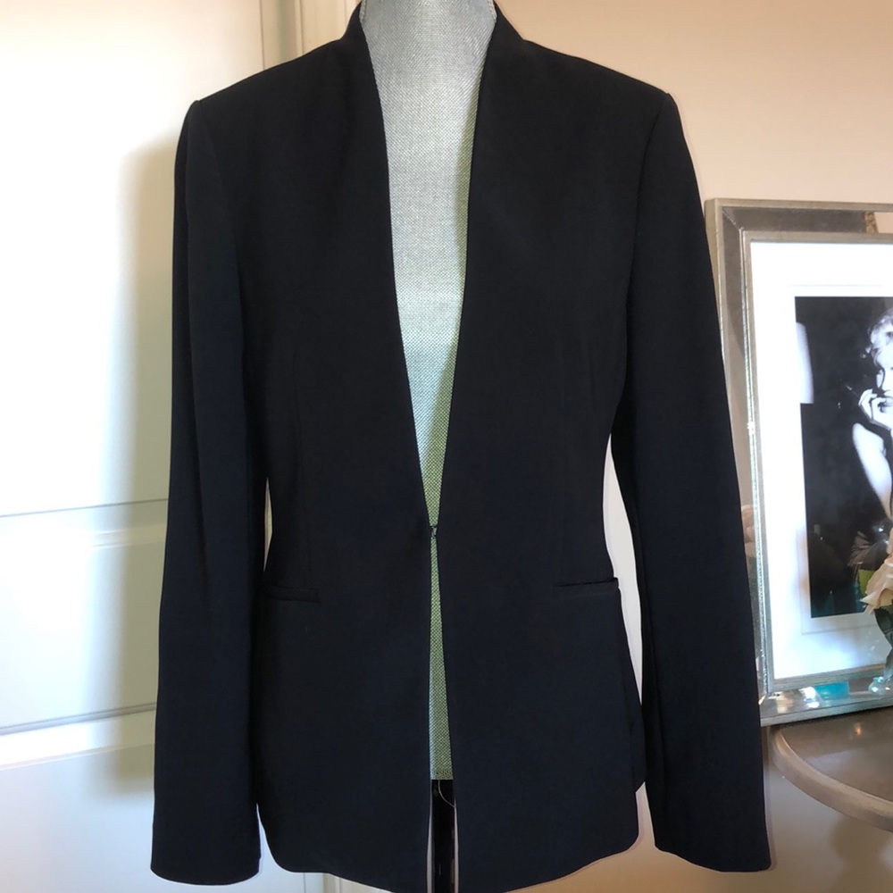 Express clean front stretch blazer